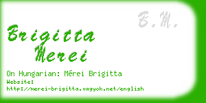 brigitta merei business card